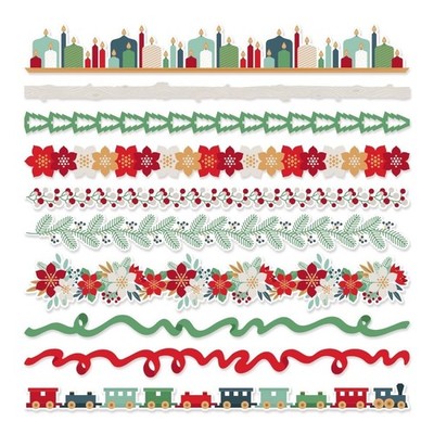 Creative Memories JOY TO THE WORLD Christmas Laser Cut BORDERS (10) -NEW 2021