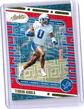 2024 Panini Absolute #124 Terrion Arnold Red Squares #/499