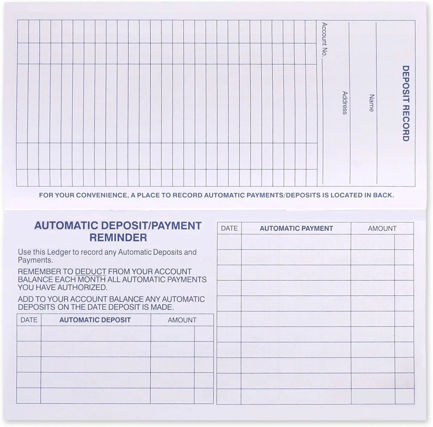 как выглядит 24 PCS Check Registers for Personal Checkbook, Easy to Read Checkbook Register фото