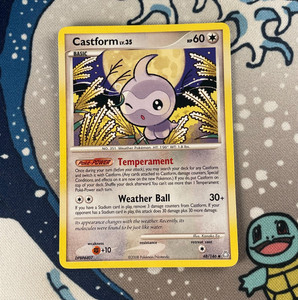 Castform 48/146 Non Holo Diamond & Pearl Legends Awakened Pokemon Card 2008 NM