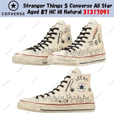 Stranger Things 5 Converse All Star Aged 87 HC Hi Natural 31317091 Herren Gr.