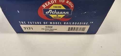 Athearn 7171 HO Scale, PS 5344 Box Car, Chicago & North Western CNW #718355 - Picture 6 of 6