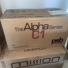 PSB Alpha C1 Center Channel Speaker Home Theater Audiophile Audio Black 2-Way