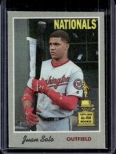 2019 Topps Heritage Juan Soto 1970 Cloth Stickers #4 Nationals
