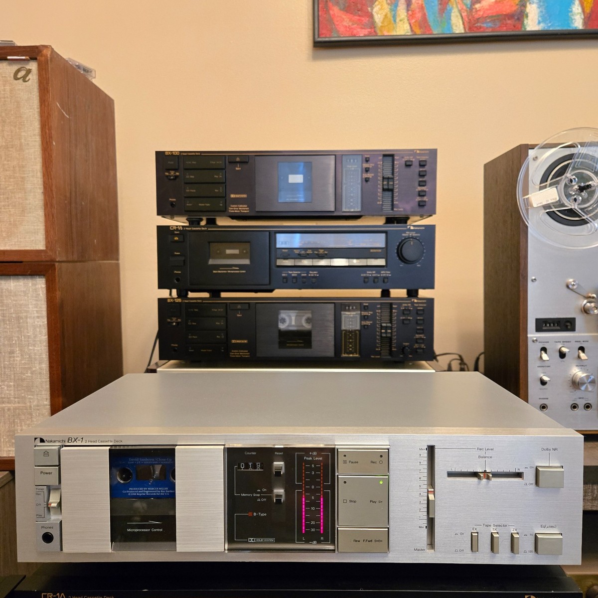 Nakamichi BX-1 Cassette Deck. Fully Serviced. Works Great