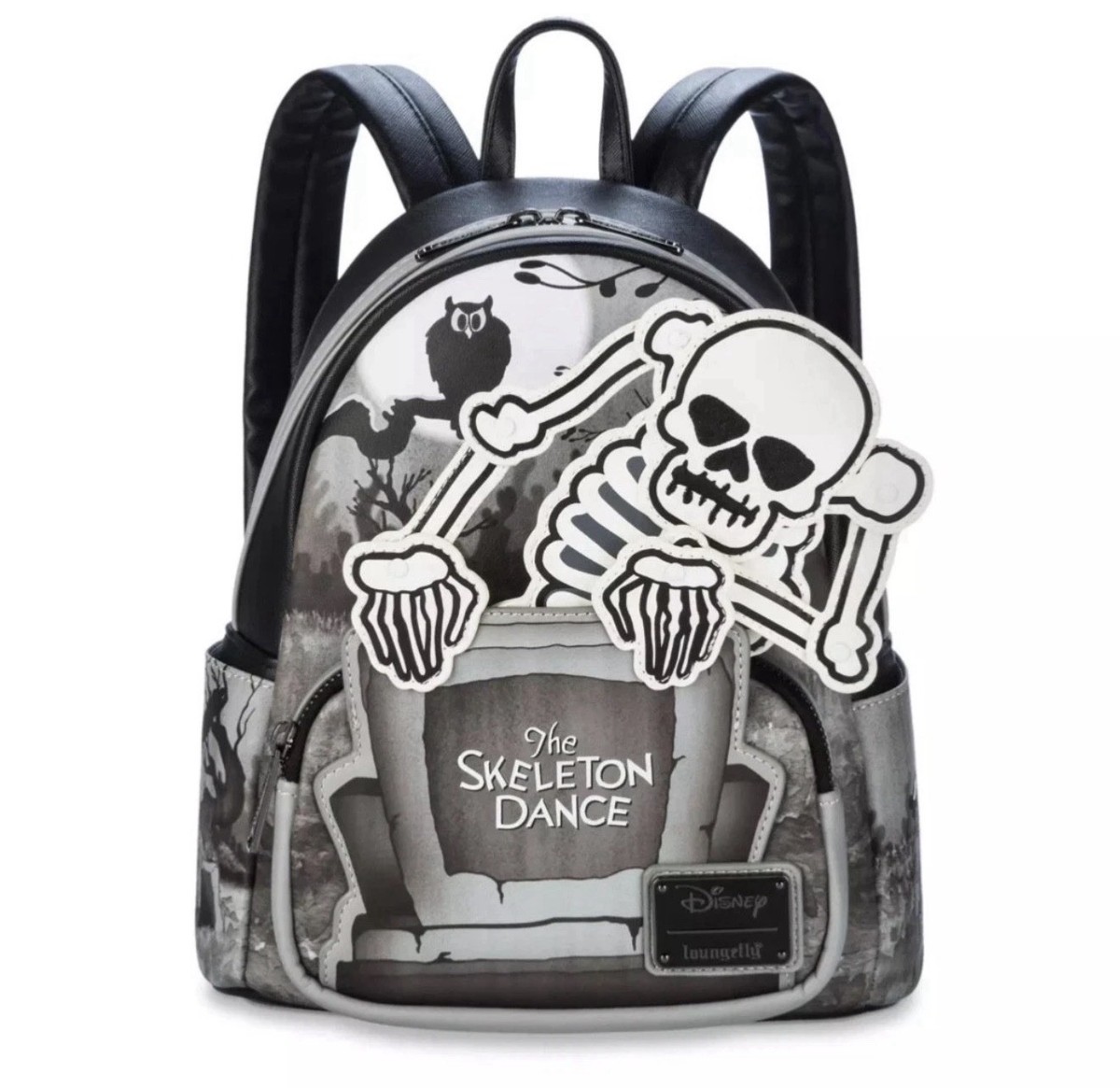 Glow In The Dark Skeleton Mini Backpack In Vinyl Material - HOST PICK Loungefly Goofy Skeleton Glow-In-The-Dark Cosplay Mini  main image 4