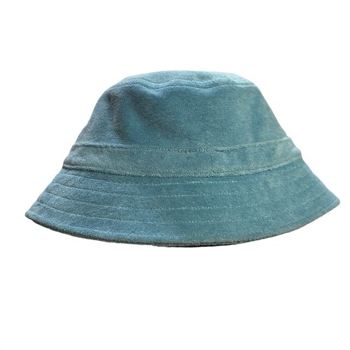 Alo Beachside Bucket Hat Blue Terry Cloth Casual - Picture 3 of 6