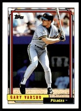 Gary Varsho 1992 Topps #122 Pittsburgh Pirates 24206 Baseball Card
