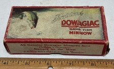 Vintage Heddon 8509J L Rig Head On Basser Frog Scale Box Only Circa 1923