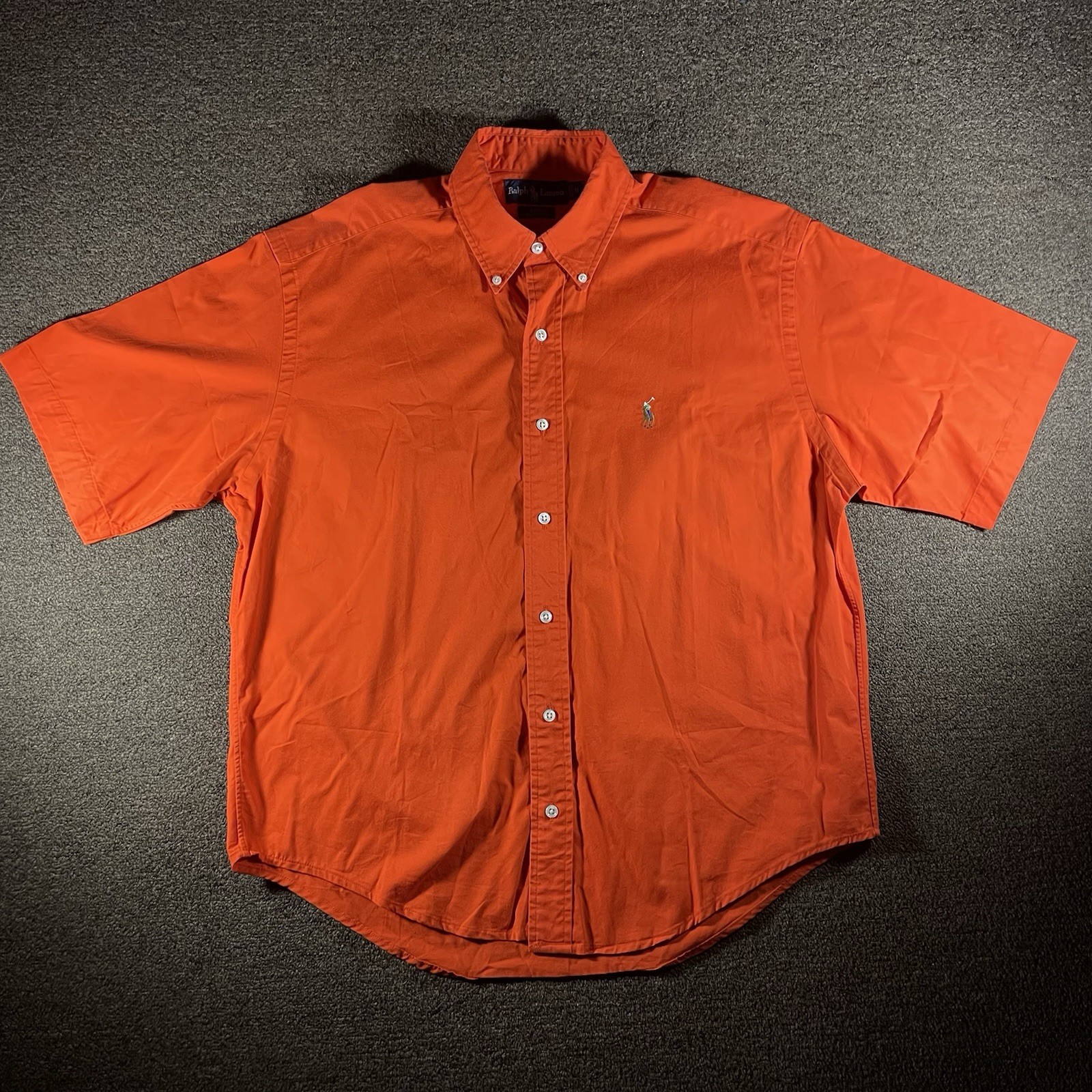 Ralph Lauren Blake Button-Down Collar Orange Shor… - image 3