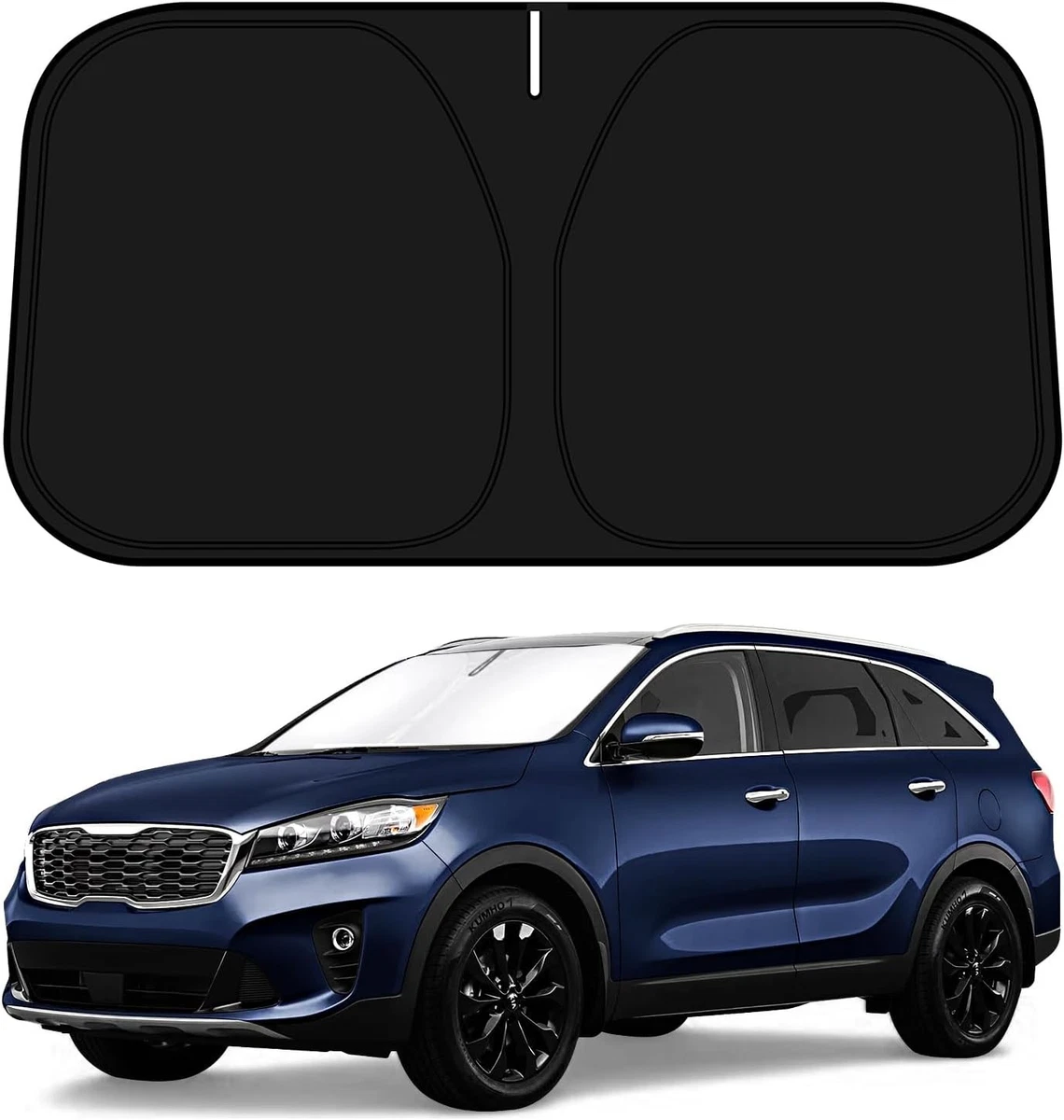 Car Shades Set Parasole Su Misura Per Kia Sorento 5 Porte 2011-2015 | 6 Pezzi | Protezione Solare E Privacy