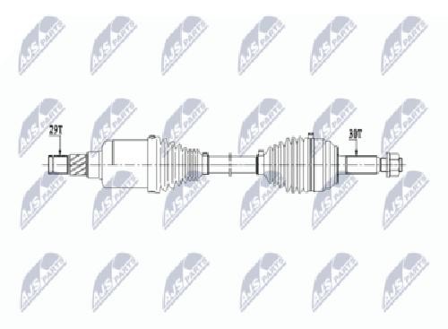 Original NTY Albero Di Trasmissione NPW-CH-118 Per Tesla