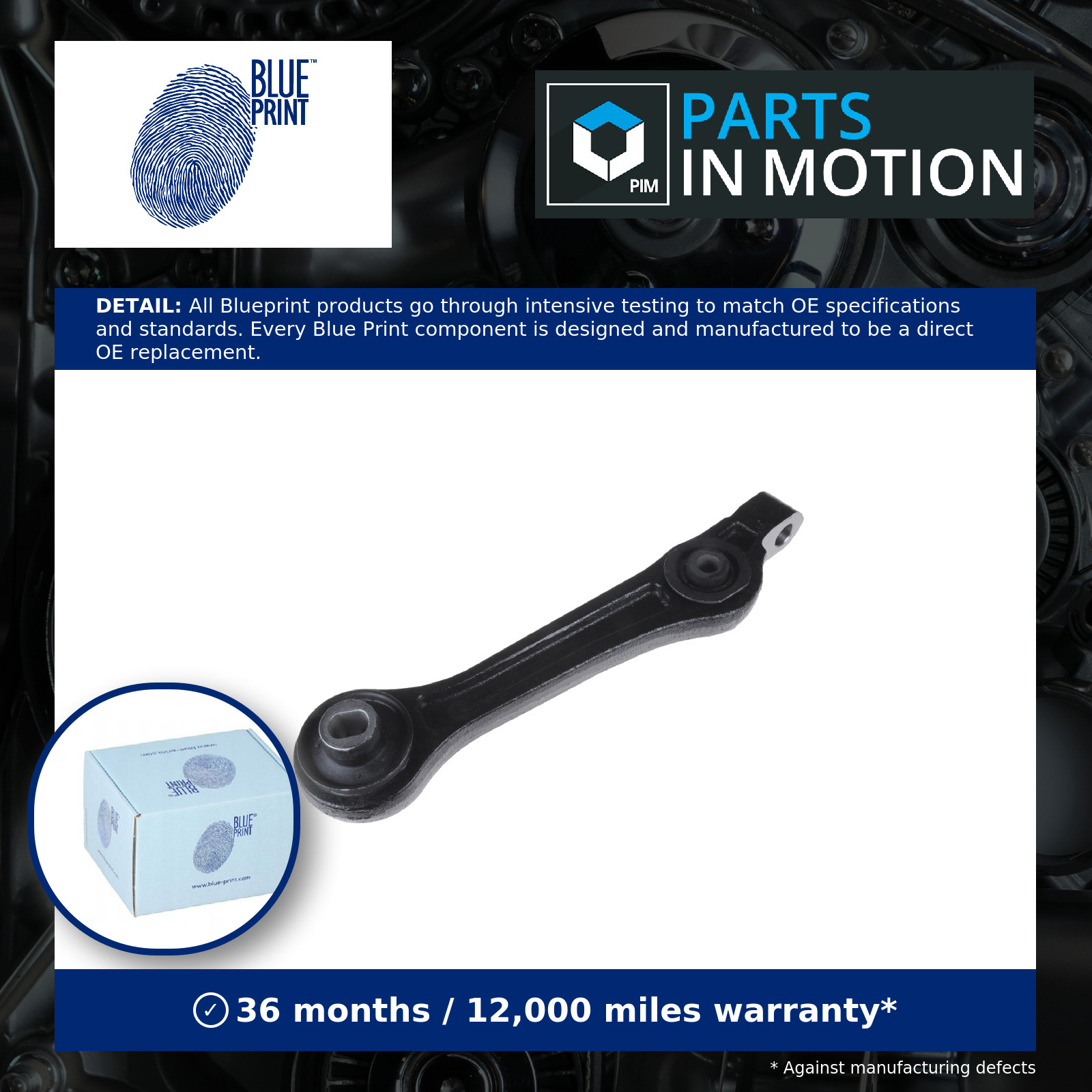 BLUE PRINT ADA108638 Suspension Control Trailing Arm Front Lower Fits Chrysler - Image 2