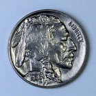 1936 Buffalo Nickel Lustrous Uncirculated BU UNC Indian Head 5c Coin