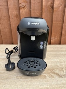 Bosch Tassimo Happy Pod Kaffeemaschine schwarz in gutem Zustand UK