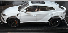 MR Collection Model Lamborghini URUS SE 1:18 White on Black Orange Spec