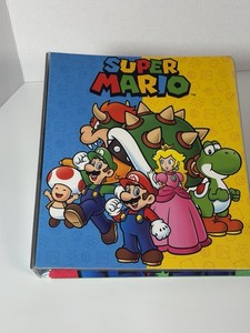 Nintendo Super Mario  School Binder Organizer and Notebook Complete