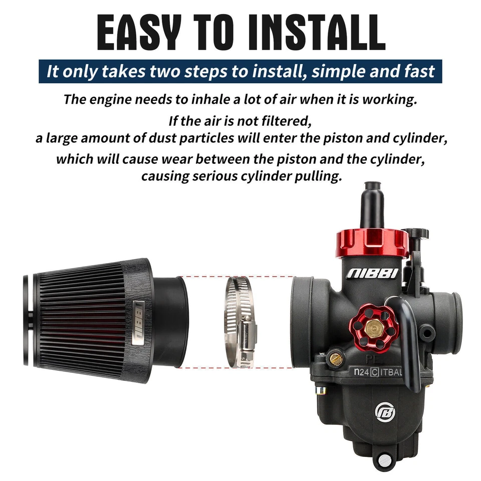 NIBBI Air Filter for Yamaha Motorcycle YZ80 DT100 DT125 DT175 RT100 RT180 MX100 - Image 4 of 4