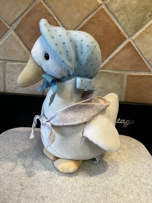 Jemima Puddle Duck Stofftier Plüsch Original Beatrix Potter Vintage selten Eden Plüsch