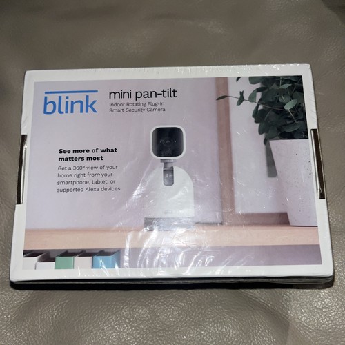 Blink Mini Pan-Tilt Camera  Rotating Indoor Plug-in Smart Security Camera White - Picture 2 of 4