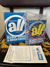 vintage "ALL" concentrated laundry detergent Radio 60s/70s New