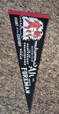 MUHAMMAD ALI vs GEORGE FOREMAN 1974 LARGE Felt Pennant 28