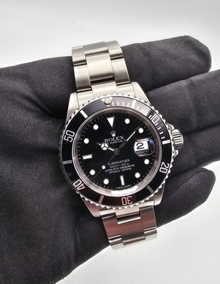 Rolex Submariner Date 40mm Rehaut 2008 Ref.  16610