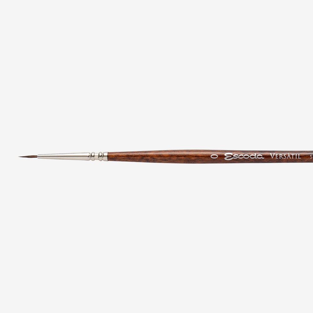 Escoda : Versatil : Kolinsky Synthetic : Series 1540 : Round Pointed : # 0