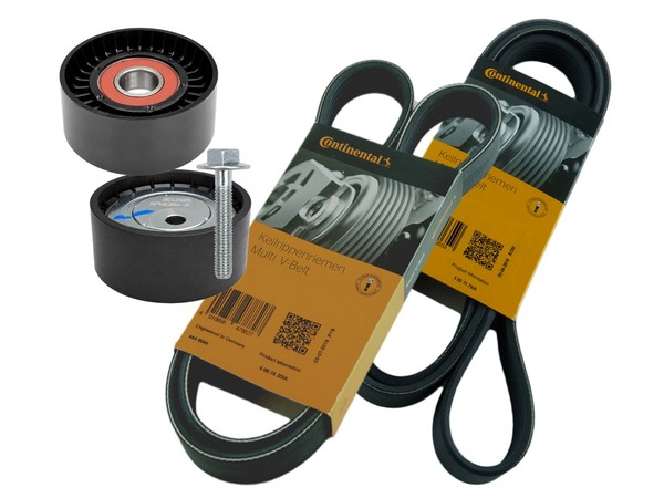 Conti Keilrippenriemen + Rollen FüR Fiat Ducato Multijet 120 130 150 180 2.3 D-image