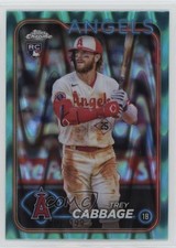 2024 Topps Chrome Aqua RayWave Refractor 101/199 Trey Cabbage #226 06g3