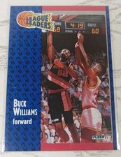 1991-92 Fleer Basketball Card#224 Buck Williams Portland Blazers League Leaders