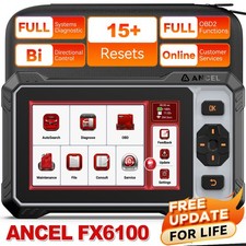 2026 ANCEL FX6100 Profi Auto OBD2 Diagnoseger&auml;t KFZ Scanner ALLE SYSTEM CAN FD