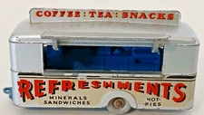 Vintage 1959 LESNEY Matchbox # 74 Mobile Refreshments Canteen w/Grey Wheels