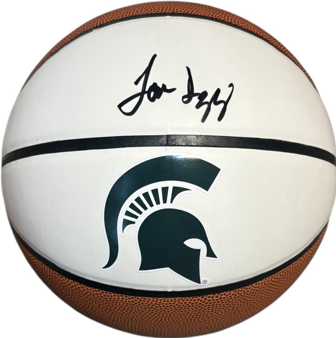 Tom Izzo Autographed Signed Michigan State Spartans Logo Basketball JSA Certified 