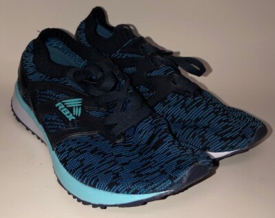 RBX Mens Blue Lace Up Athletic Running 