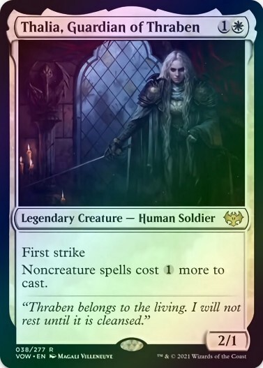 1 x Thalia, Guardian of Thraben - Foil - VOW - LP - Magic The Gathering -  MTG