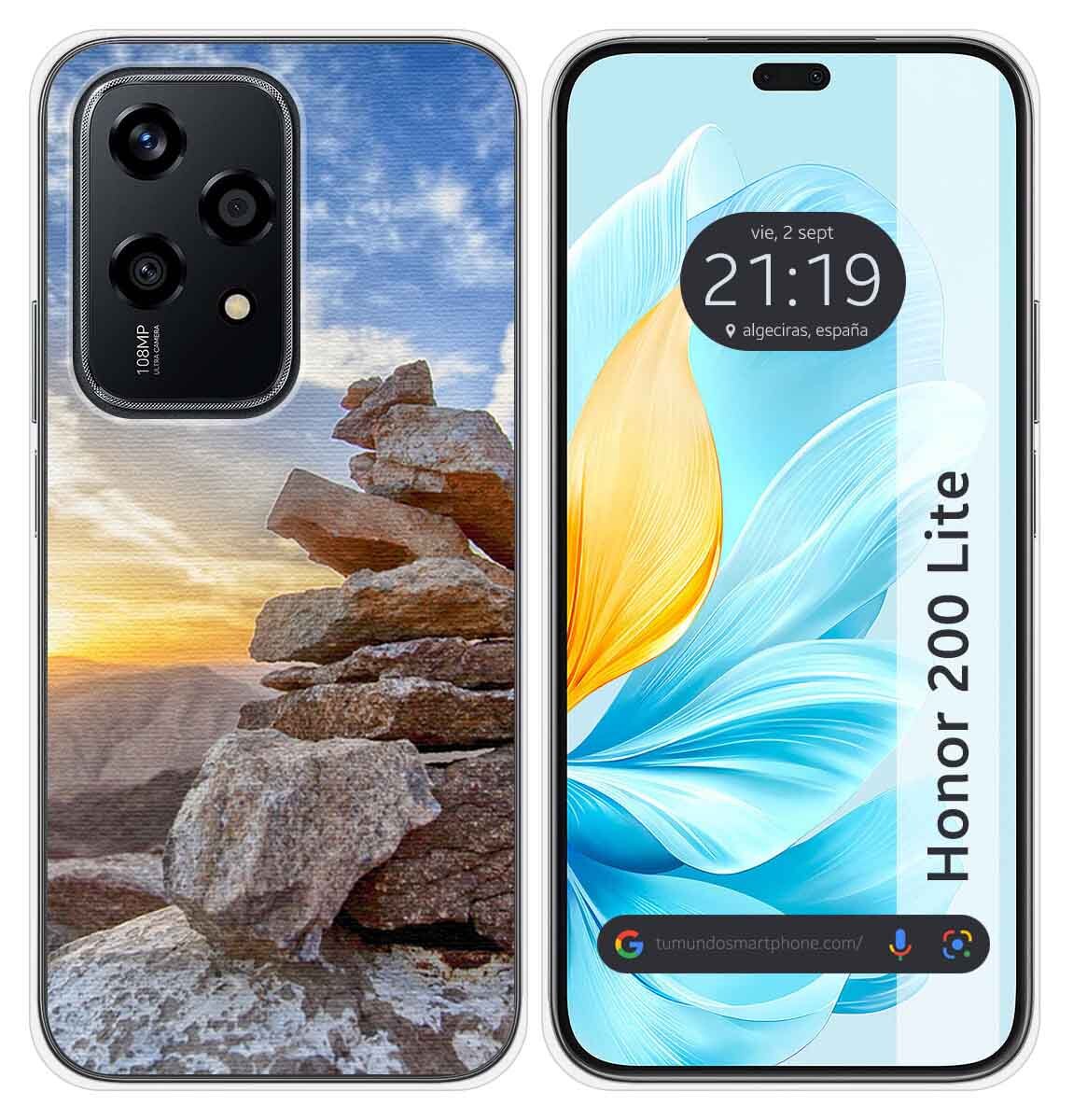 Cover Silicone per Huawei Honor 200 Lite 5G Disegno Sunset Disegni