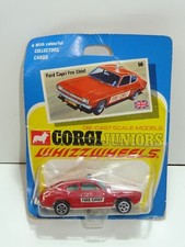 Corgi Juniors 56 FORD CAPRI FIRE CHIEF - Mint on Card