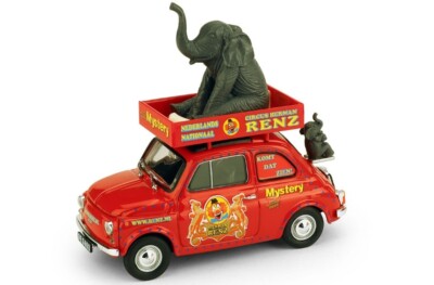 Fiat 500r Circus Renz Mistery 2008 1:43 Model BRUMM