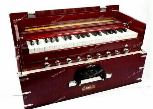Bina Portátil 42 Teclas 2 Cañas 9 Tapones Multi Fuelle 3.5 Octavas Armonio Con Ba - Imagen 5 de 11