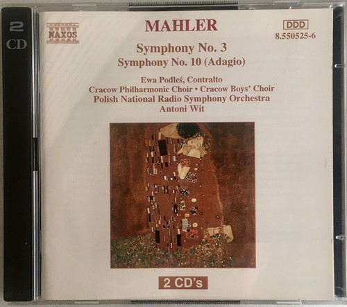 MAHLER SYMPHONY No.3 & No.10 PODLES WIT 2CD NAXOS - Picture 1 of 2