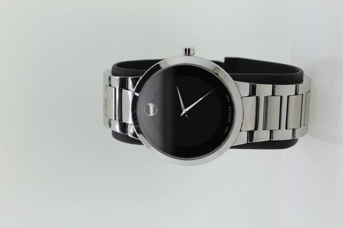 Movado Water Resistant Stainless Steel Sapphire Crystal men s