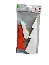 H For Happy Paper/Trees & Snowman Set.3 Pc. Bed Bath & Beyond 