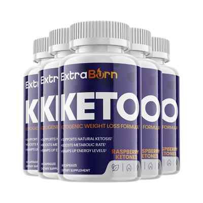 5-Pack Extra Burn Keto Pills, Advanced Formula Weight Loss - 300 Capsules