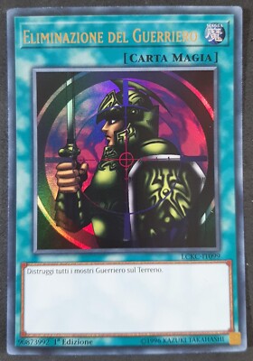 KRIEGER ELIMINATION 1^ Aufl. Ultra Rare auf Italienisch EXC LCKC-IT099YUGIOH