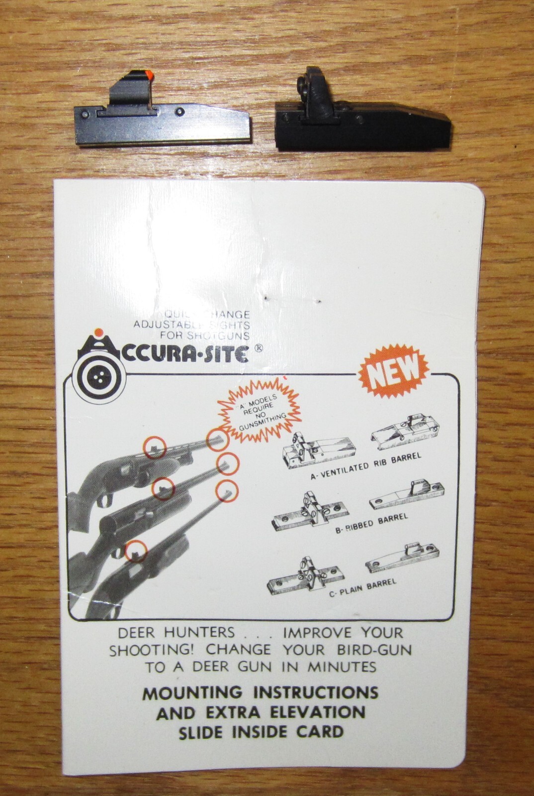 Accura Site Adjustable Shotgun Sights eBay