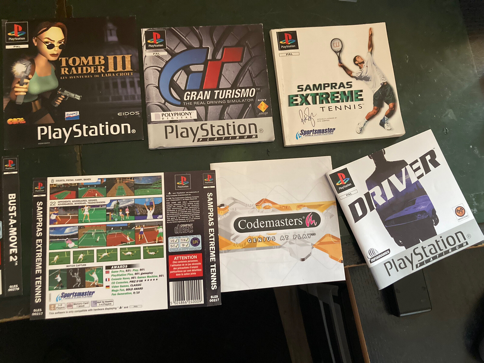 Notice + Jaquette Pour Jeu PS1 Driver - Très Bon état - Pour Collectionneurs