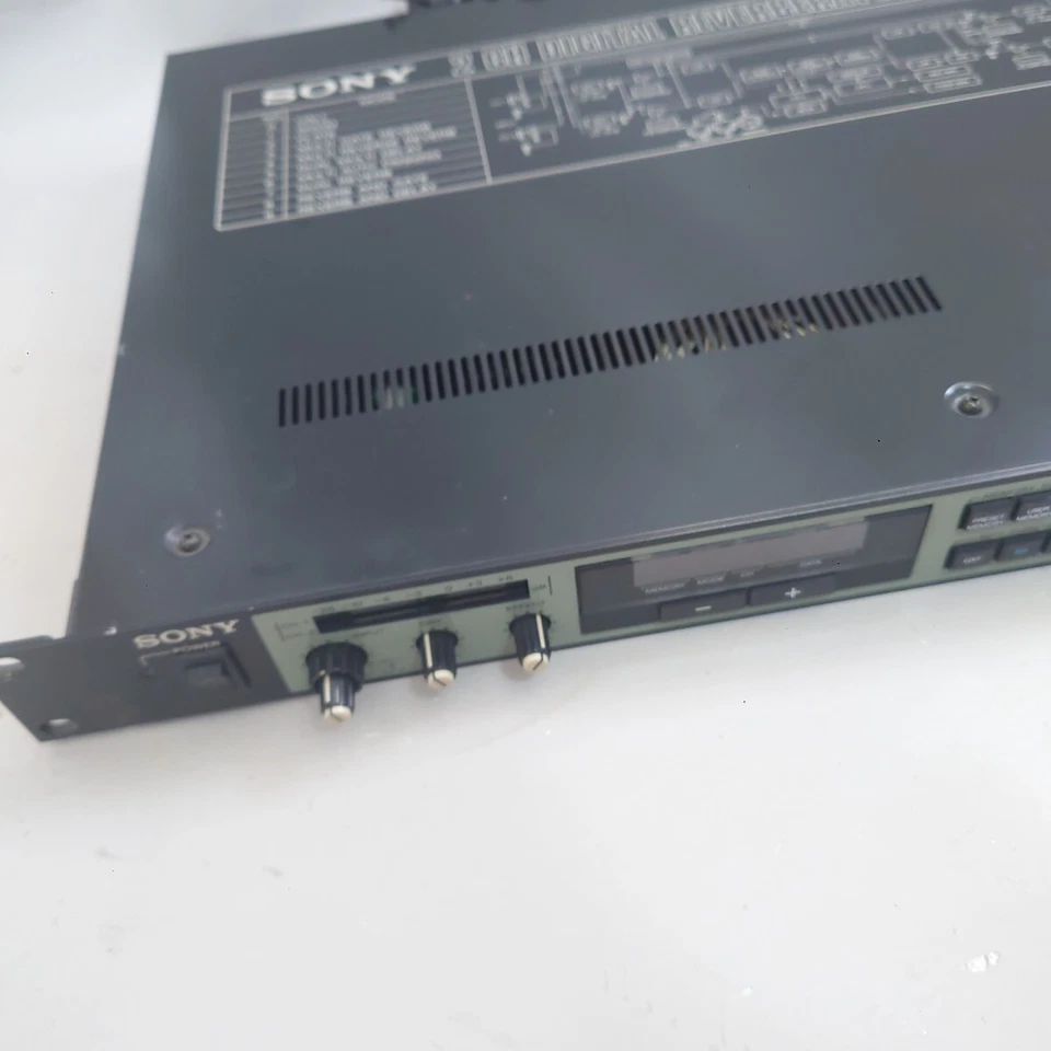 Sony MU-R201 2 Channel Digital Reverberator Digital Reverb Effects free shipping - Image 3 of 4