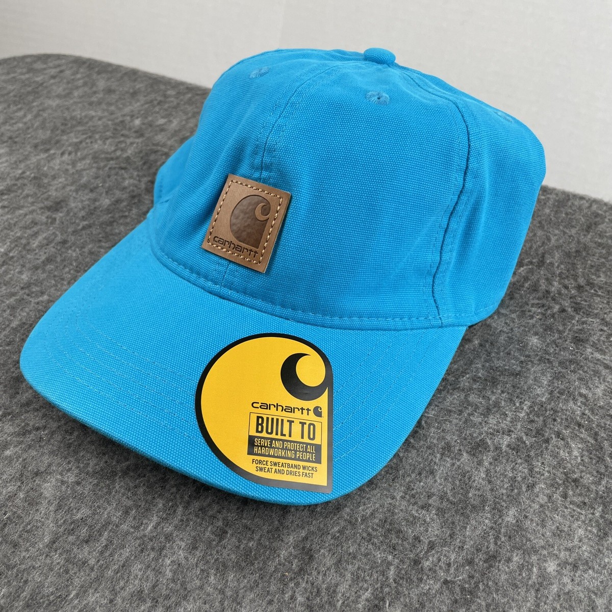 CARHARTT Odessa Force Atomic Blue Strap Back Adjustable Cap AH0289