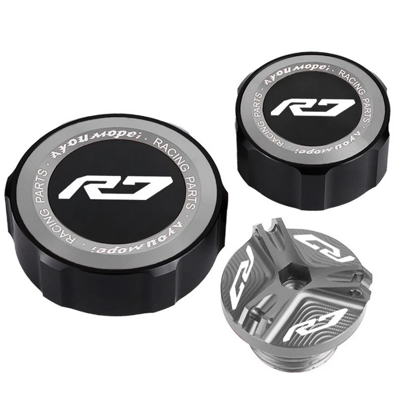 Tapa de llenado de aceite de cubierta de depósito de líquido de frenos delantero para SUZUKI GSXR600 GSXR750/1000 Foto 3 de 4